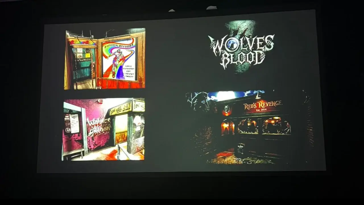 Wolves Blood facades and logo Fright Fest 2026.