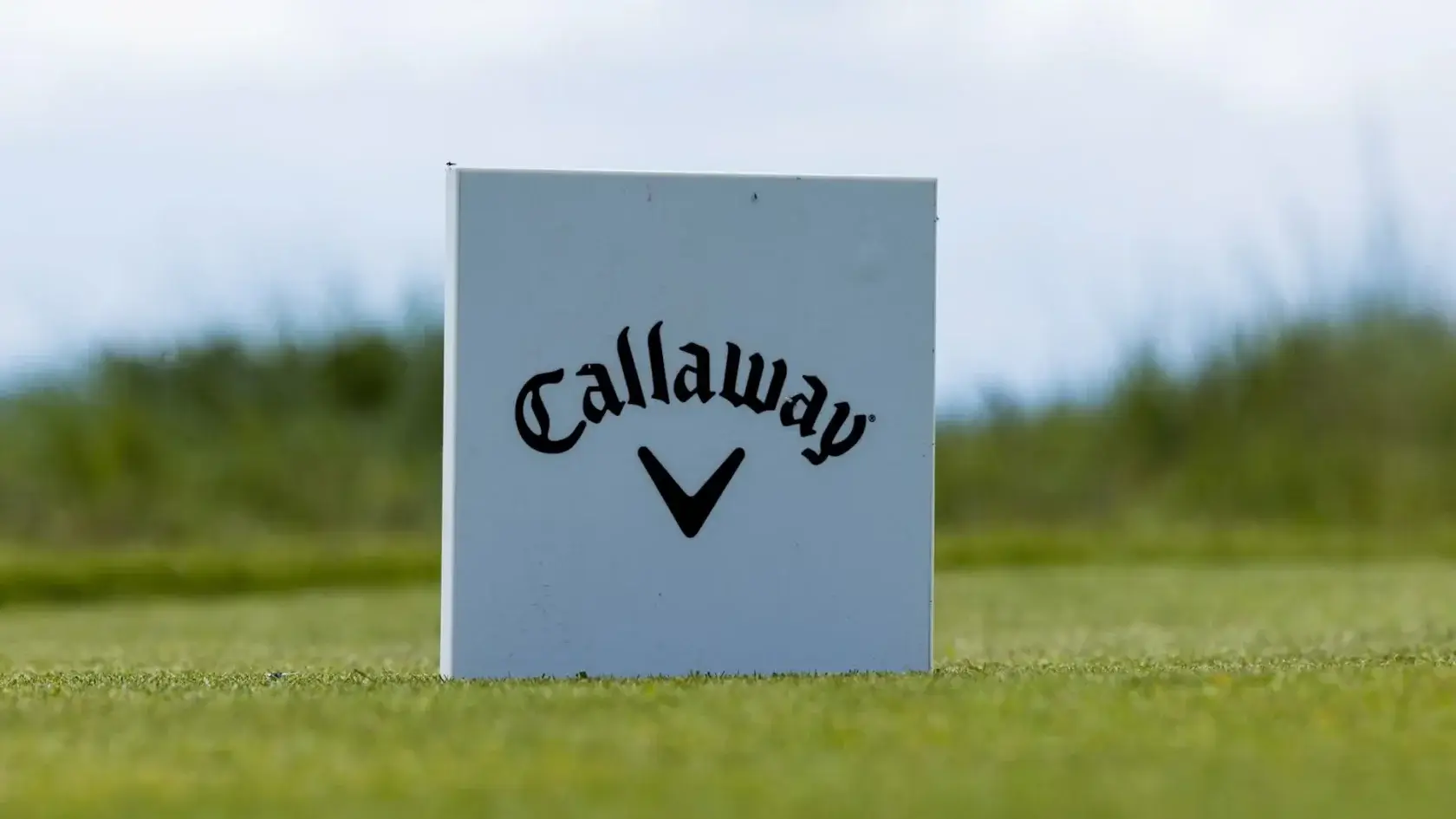 golf marker on course