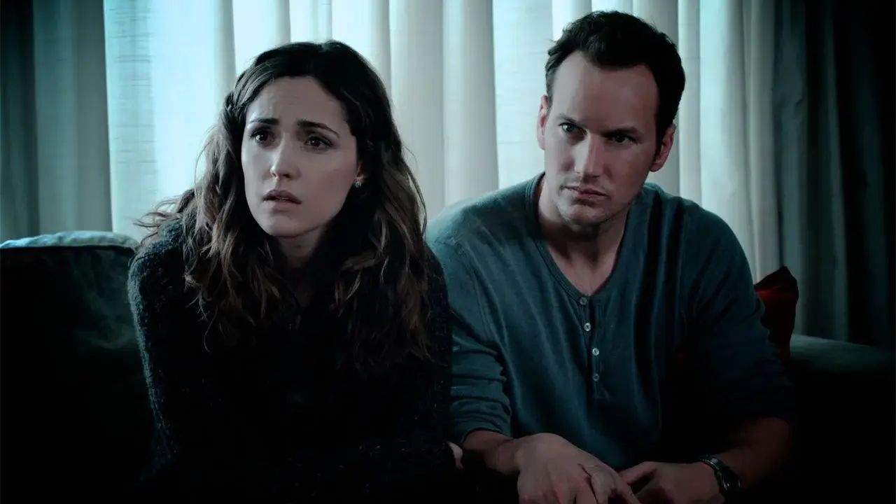 Rose Byrne and Patrick Wilson in Insidious.