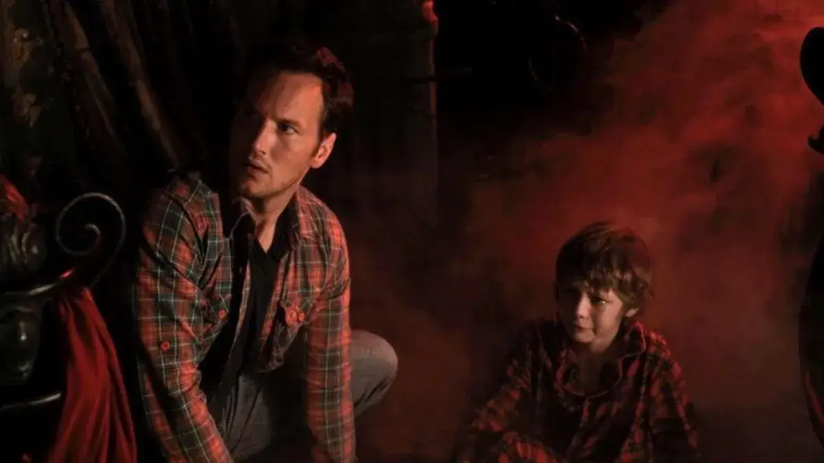 Patrick Wilson and Ty Simpkins in The Further.