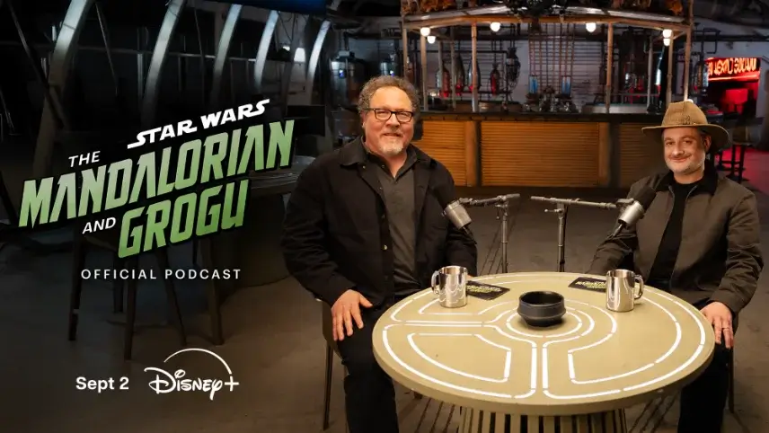 The Mandalorian and Grogu podcast image.