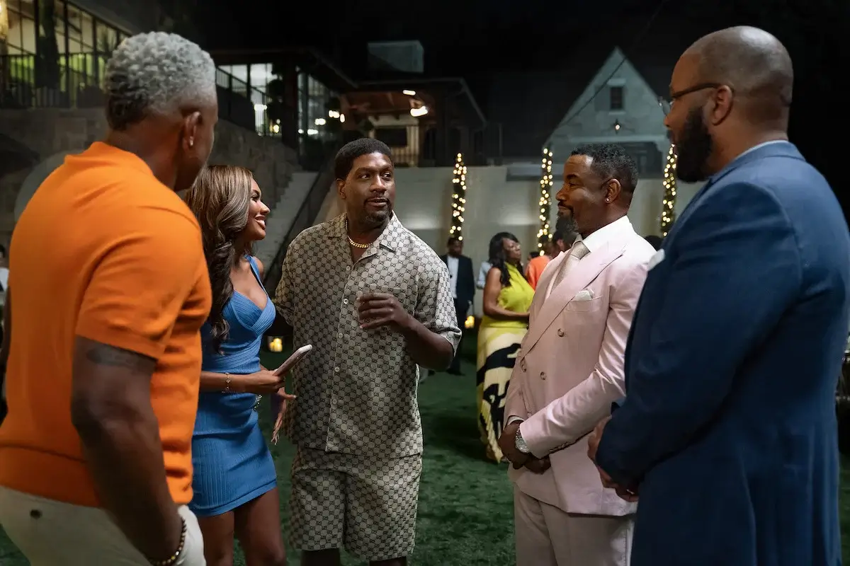 Winbush as Regina, Jones as Mike, White as Marcus, and Perry as Terry. Netflix