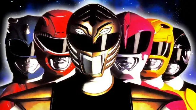 Power Rangers team from the Mighty Morphin Power Rangers franchise