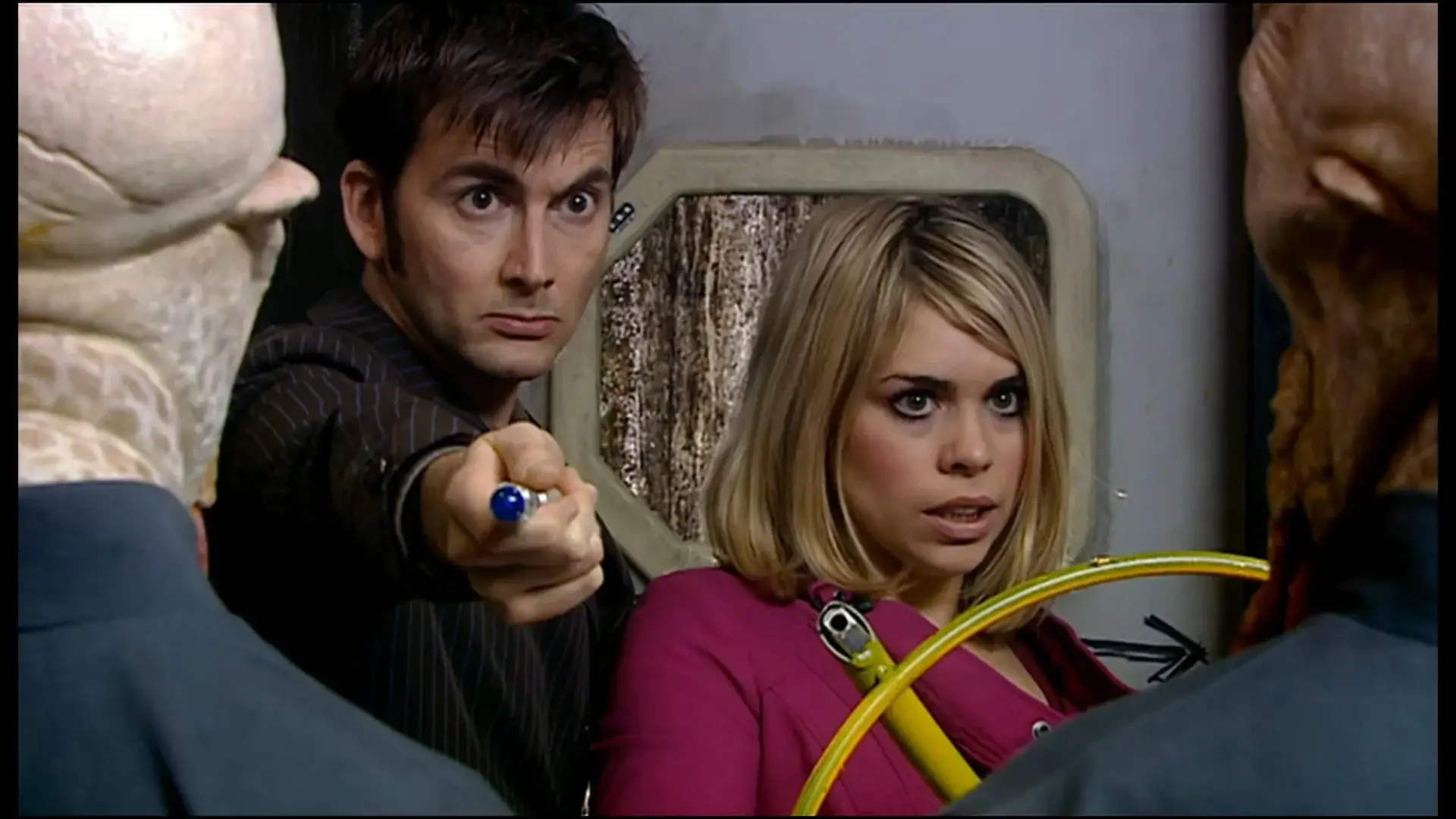 Billie Piper and David Tennant in The Impossible Planet