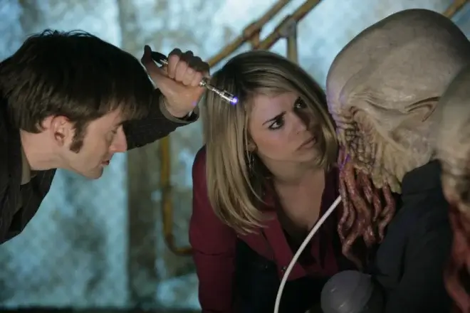 Billie Piper and David Tennant in Doctor Who
