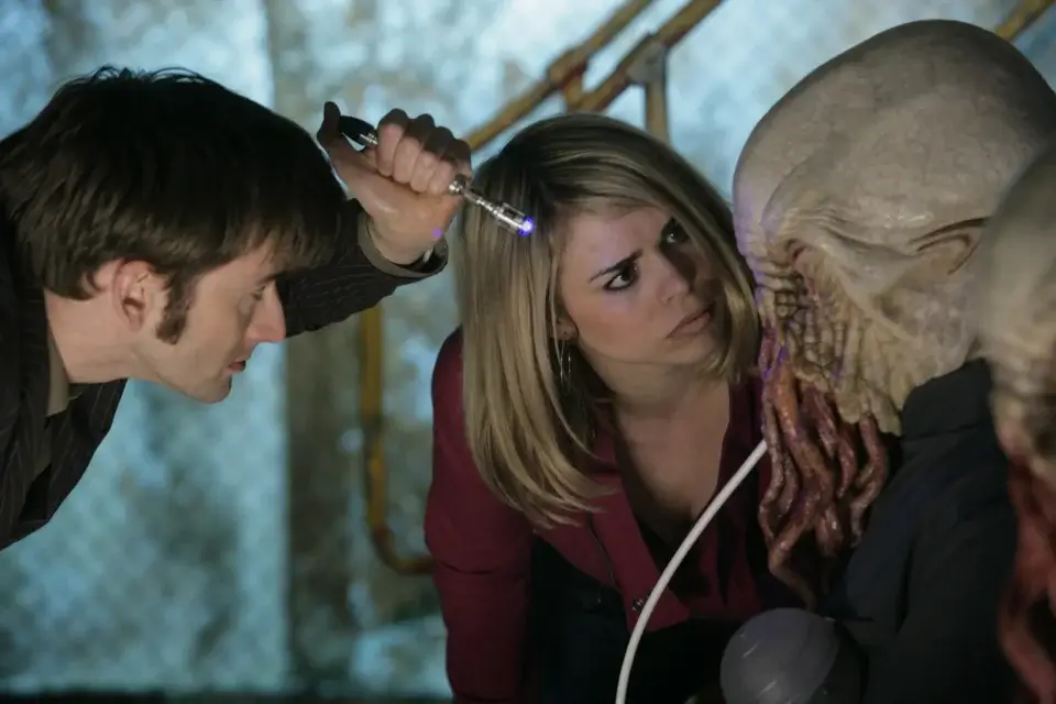 Billie Piper and David Tennant in Doctor Who