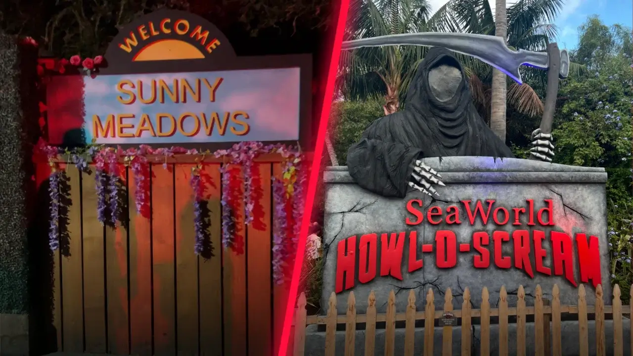 Sunny Meadows and front of park sign.