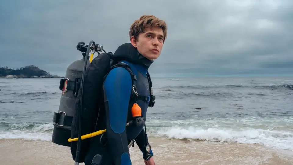 man on beach
