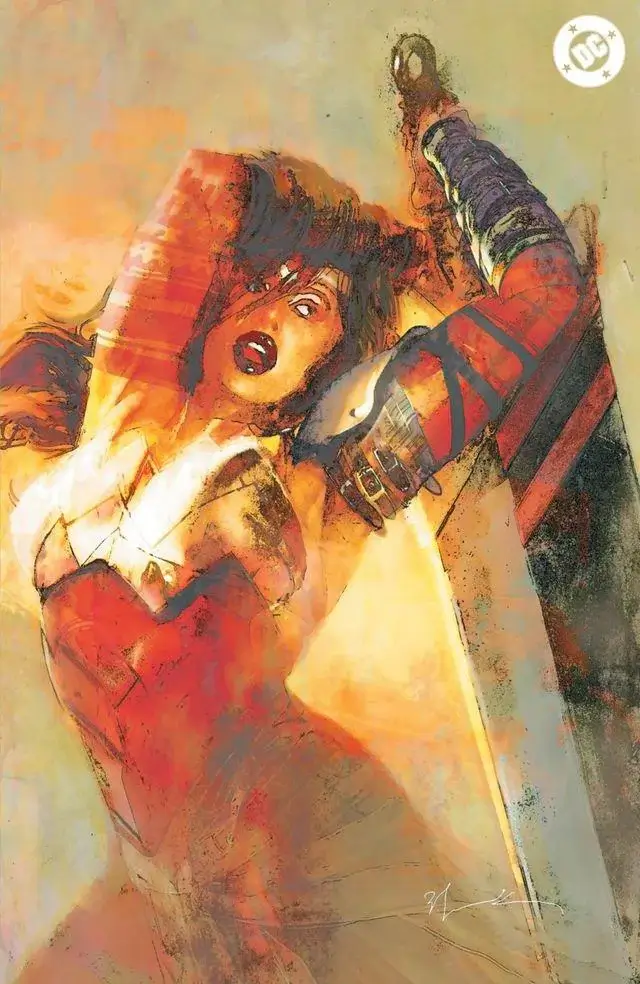 Wonder Woman with a sword.