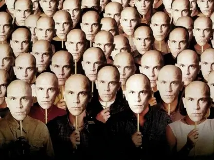 a bunch of pictures of John Malkovich