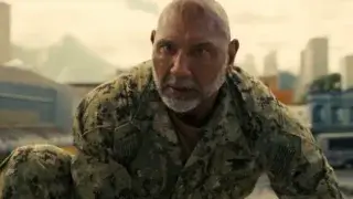 Soldier looking in the distance.