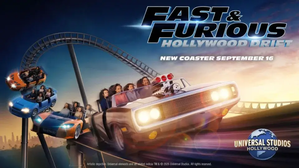 Fast & Furious Hollywood Drift at Universal Studios
