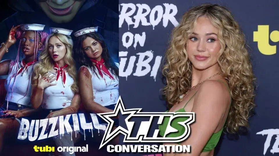 ‘Buzzkill’ | Brec Bassinger Praises Co-Stars & Tubi Thriller Creativity [THS Interview]