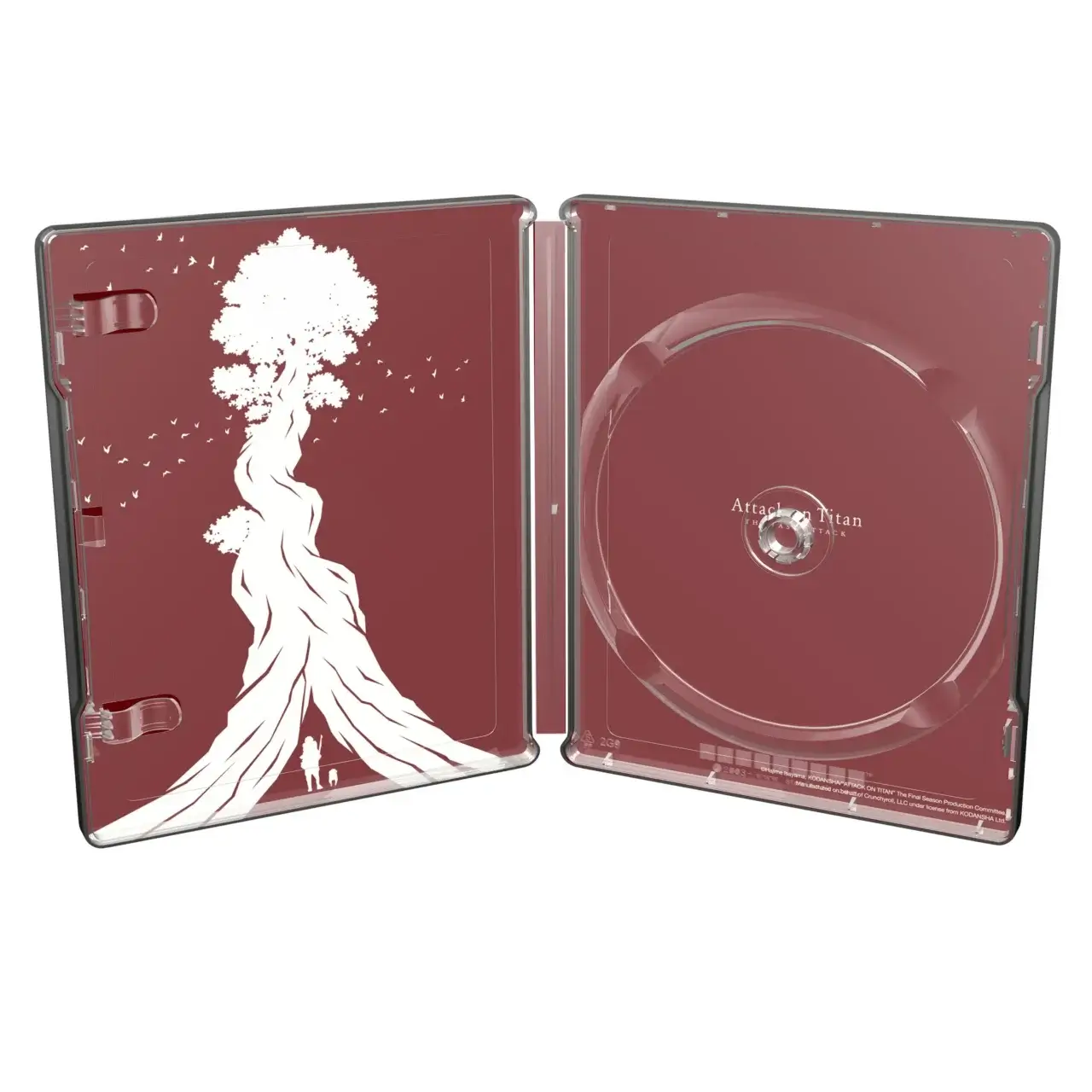 Attack on Titan: The Last Attack – 4K UHD + Blu-ray SteelBook Combo mock inside