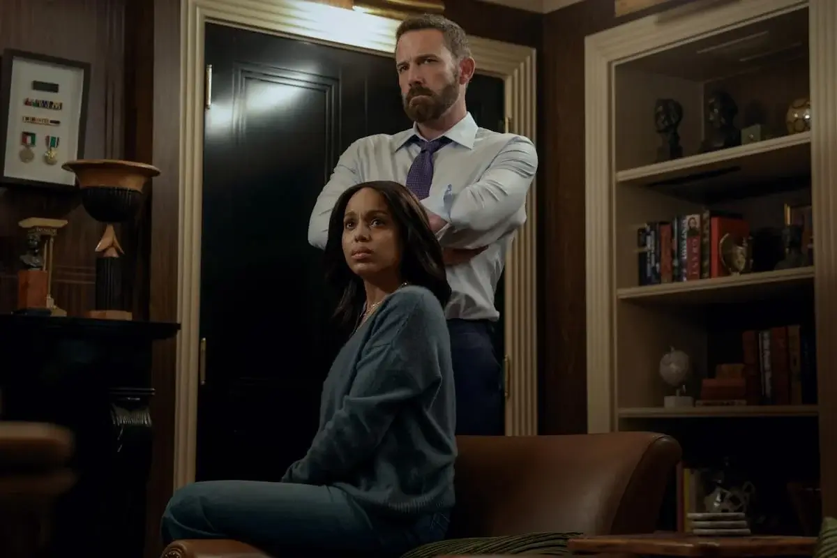 Ben Affleck and Kerry Washington in Animals.