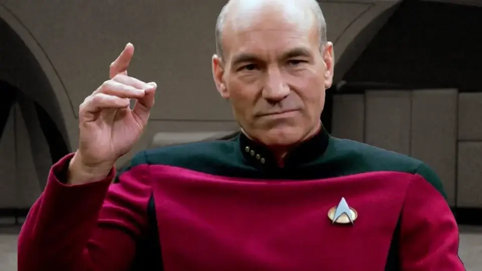 Picard from Star Trek.