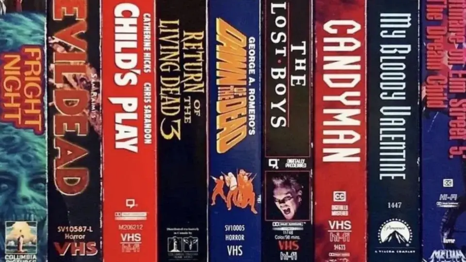 VHS horror tapes