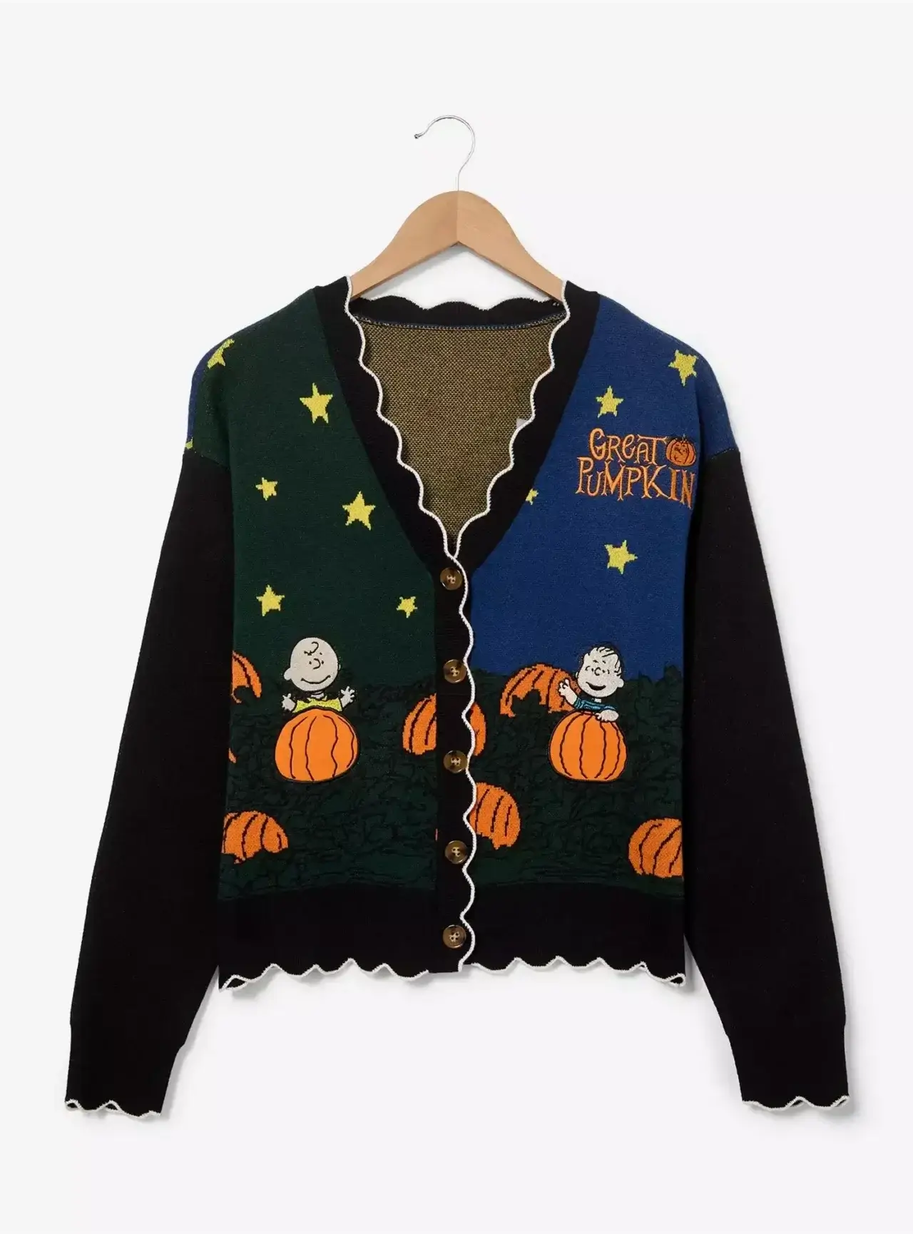 Peanuts sweater.